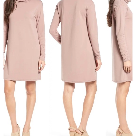 BP (Nordstrom) Turtleneck A-line dress - Picture 5 of 10